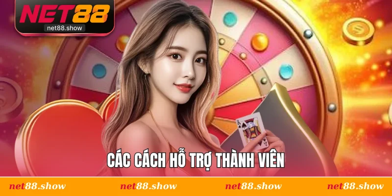 Các cách hỗ trợ thành viên