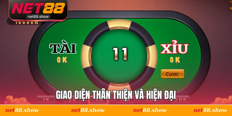 Giao diện thân thiện và hiện đại